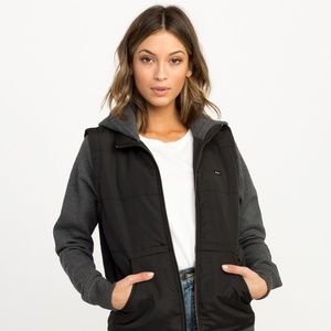 RVCA Quilted fleece jacket 🌻